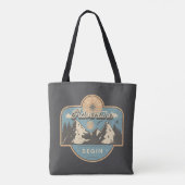 Laat het avontuur beginnen tote bag (Achterkant)