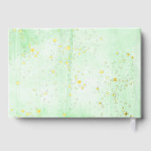 "Laat het avontuur beginnen!" Travel Map Baby show Gastenboek (Achterkant)