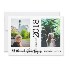 Laat het avontuur beginnen twee Foto's Afstuderen