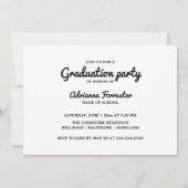 Laat het avontuur beginnen twee Foto's Afstuderen Kaart (Achterkant)