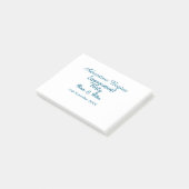 laat het avontuur beginnen verlovingsfeest naam da post-it® notes (Schuin)