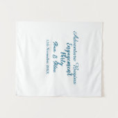 laat het avontuur beginnen verlovingsfeest naam da wandkleed (Voorkant (horizontaal))