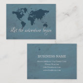 Laat het avontuur beginnen visitekaartje (Voorkant / Achterkant)