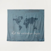 Laat het avontuur beginnen wandkleed (Voorkant (horizontaal))