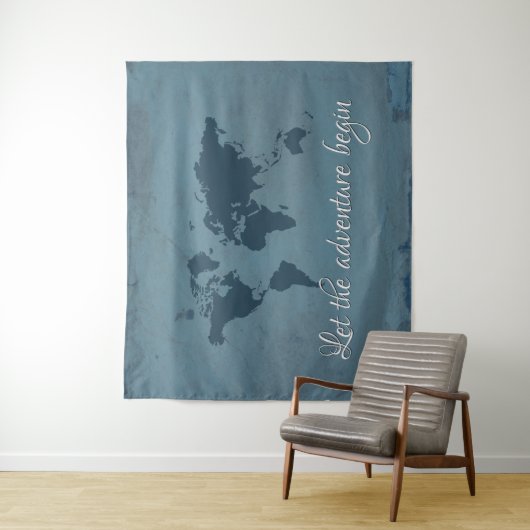 Laat het avontuur beginnen wandkleed (In situ)