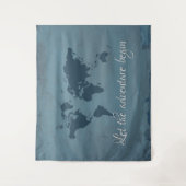 Laat het avontuur beginnen wandkleed (Voorkant)