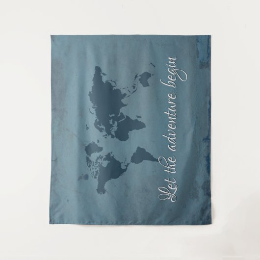 Laat het avontuur beginnen wandkleed (Voorkant)