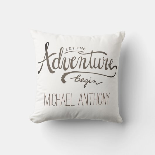 Laat het avontuur beginnen Waterverf Forest en Naa Kussen (Voorkant)