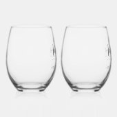 Laat het avontuur beginnen wijnglas zonder voet (Rechts)