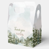 Laat het avontuur beginnen Woodland Baby shower Bedankdoosjes (Geopend)