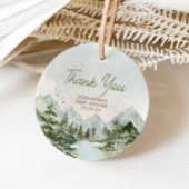 Laat het avontuur beginnen Woodland Baby shower Ro Bedankjes Labels