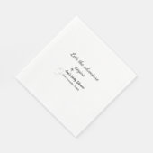 Laat het avontuur begint baby shower Naam toevoege Servet (Hoek)