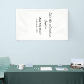 Laat het avontuur begint baby shower Naam toevoege Spandoek (Beurs)