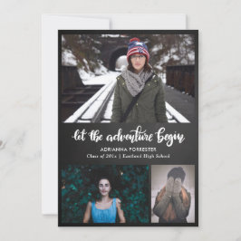 Laat het avontuur Chalkboard beginnen | Afstuderen Kaart