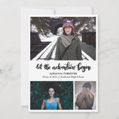 Laat het avontuur met de hand beginnen | Afstudere Kaart (Voorkant)