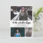 Laat het avontuur met de hand beginnen | Afstudere Kaart (Staand voorkant)