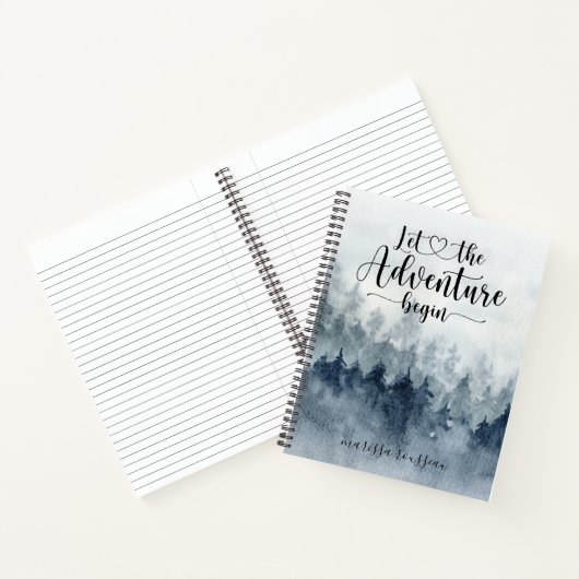 Laat het avontuur met Gepersonaliseerde Bosjournaa Notitieboek (Binnen)