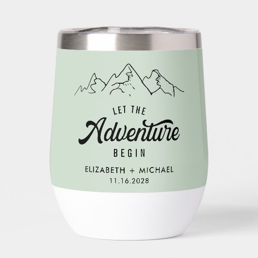 Laat het avontuur met groene weddenschap beginnen (Achterkant)