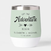 Laat het avontuur met groene weddenschap beginnen (Achterkant)