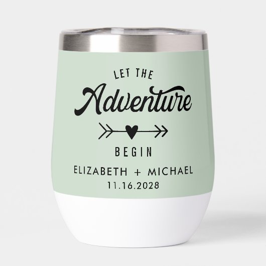 Laat het avontuur met groene weddenschap beginnen (Achterkant)