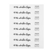 Laat het avontuur met handgeschreven beginnen | Af (Vel)