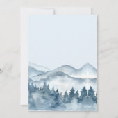 Laat het avontuur met het Baby shower van Forest B Kaart (Achterkant)