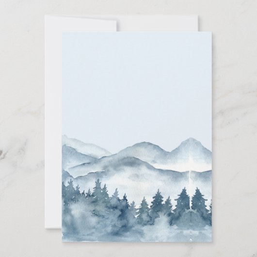 Laat het avontuur met het Baby shower van Forest B Kaart (Achterkant)