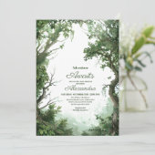 Laat het avontuur met het Baby shower van Mountain Kaart (Staand voorkant)