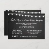 Laat het avontuur Open House Afstudeerder Party be Kaart (Voorkant / Achterkant)