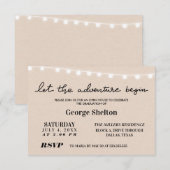 Laat het avontuur Open House Afstudeerder Party In Kaart (Voorkant / Achterkant)