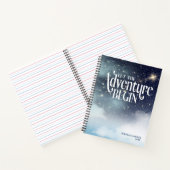 Laat het avontuur Sterrennacht Celestial beginnen Notitieboek (Binnen)