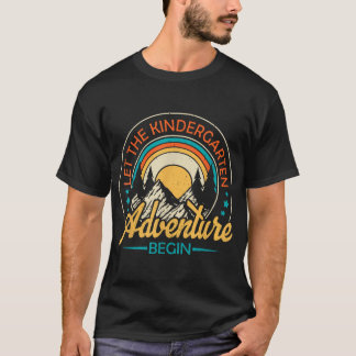 Laat het avontuur van de kleuterschool beginnen t-shirt