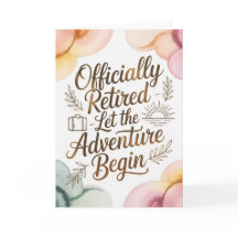 Laat het avontuur van de pensionering beginnen