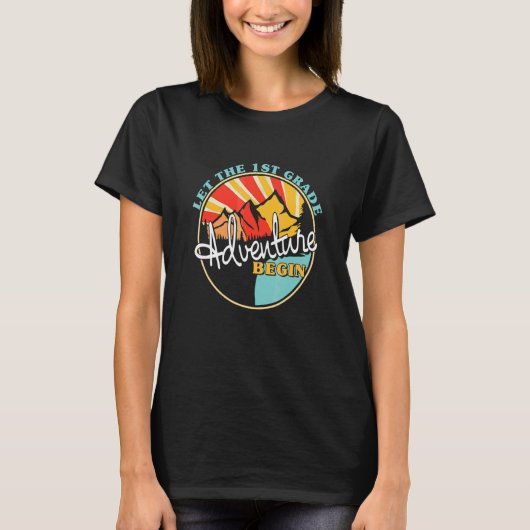 Laat het avontuur van groep 3 beginnen t-shirt (Voorkant)