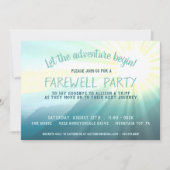 Laat het avontuur Zondag beginnen Farewell Partij  Kaart (Voorkant)