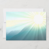 Laat het avontuur Zondag beginnen Farewell Partij  Kaart (Achterkant)