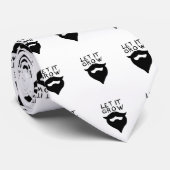 Laat het baard groeien stropdas (Opgerold)