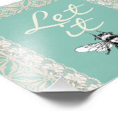 Laat het 'BEE' zijn Foto Afdruk (Hoek)