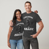 Laat het beest binnen los t-shirt (Unisex)