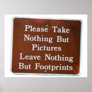 laat het beter dan je gevonden hebt . poster