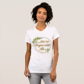 Laat het bij mij beginnen Olive Branch T-shirt (Voorkant volledig)