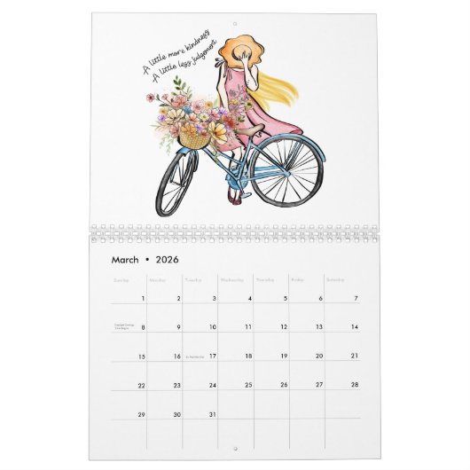 Laat het bloeien kalender (Mar 2026)