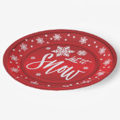 Laat het Bord van het kerstontwerp sneeuwen (Gekanteld)