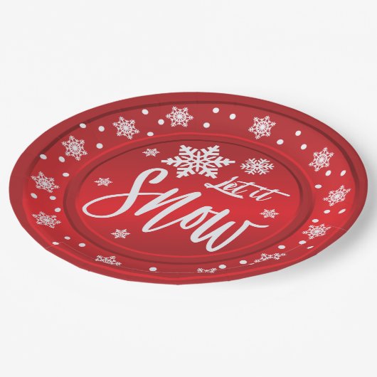 Laat het Bord van het kerstontwerp sneeuwen (Gekanteld)