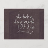 Laat het Briefkaart gaan (Voorkant)