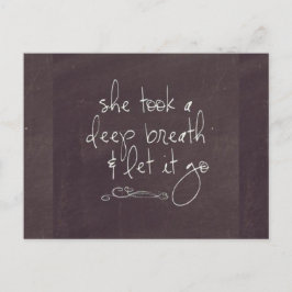 Laat het Briefkaart gaan