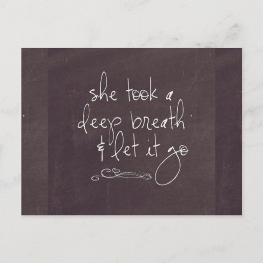 Laat het Briefkaart gaan (Voorkant)