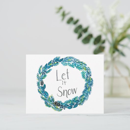 Laat het Briefkaart sneeuwen (Staand voorkant)