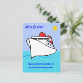 Laat het Briefkaart van de Douane van de Ruis (Staand voorkant)