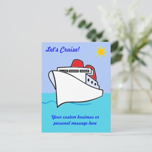 Laat het Briefkaart van de Douane van de Ruis (Staand voorkant)